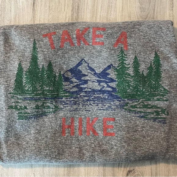 Truly Madly Deeply Take a hike grey tee Small - Picture 2 of 3
